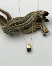 Red Zircon 14k Gold Talisman Necklace