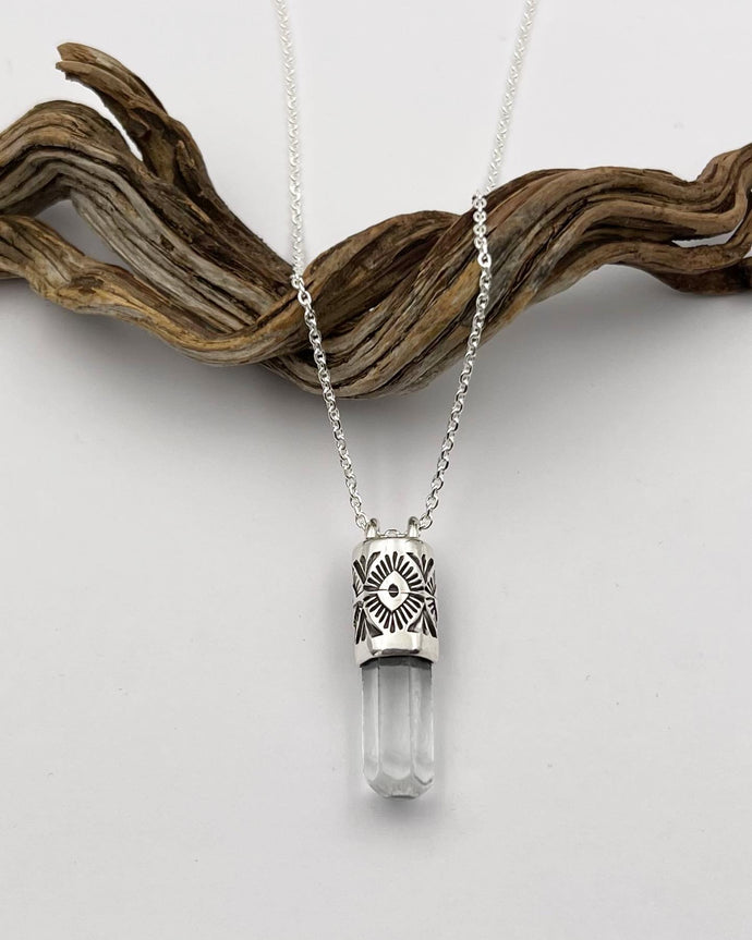 Aquamarine Sunny Vista Talisman Necklace
