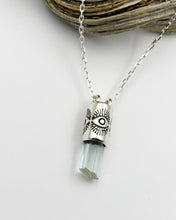 Aquamarine Eye Talisman Necklace