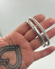Cable Twist Stacker Cuff M/L