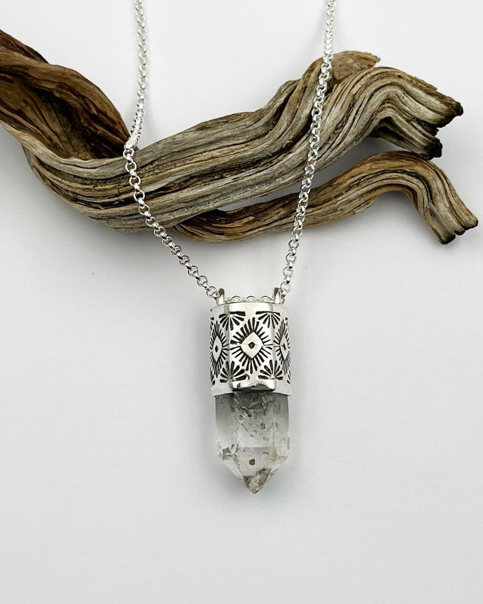 Tibet Quartz Sunny Vista Talisman Necklace