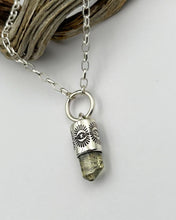 Yellow Apatite Portal O Ring Talisman Necklace