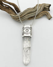Polished Quartz Eye Talisman Necklace