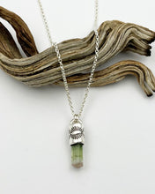 Bi-Color Tourmaline Eye Talisman Necklace
