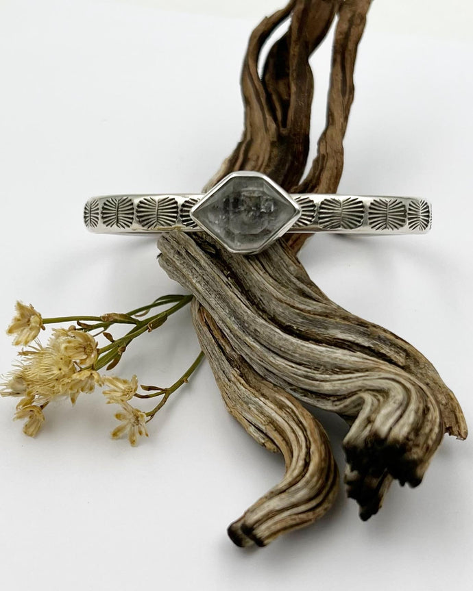 Tibetan Quartz Sagebrush Stacker Cuff M/L