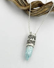 Larimar Palmas Talisman Necklace