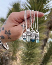 Blue Apatite Talisman Necklace