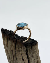 Blue Topaz 14k Gold Ring 6