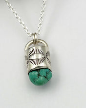 Fox Turquoise Nugget Talisman Necklace