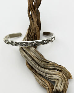 High Noon Hand Stamped Stacker Cuff S/M