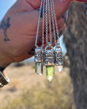 Aquamarine Eye Talisman Necklace