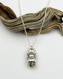 Pyrite Mystic Eye Talisman Necklace