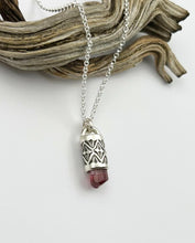 Rubellite Tourmaline Talisman Necklace