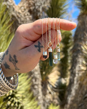 Aquamarine O Ring 14k Gold Talisman Necklace