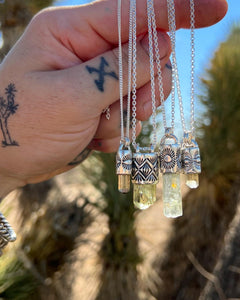 Imperial Topaz Portal Talisman Necklace