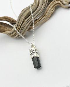 Black Tourmaline Ocotillo Talisman Necklace