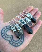 Tibetan Quartz Mesquite Talisman Necklace