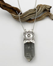 Grey Phantom Big Eye Talisman Necklace