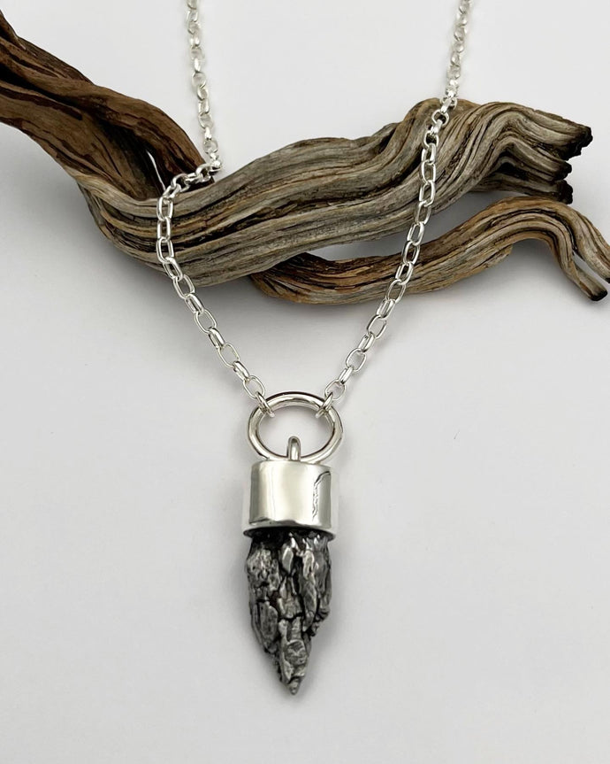 Meteorite O Ring Talisman Necklace