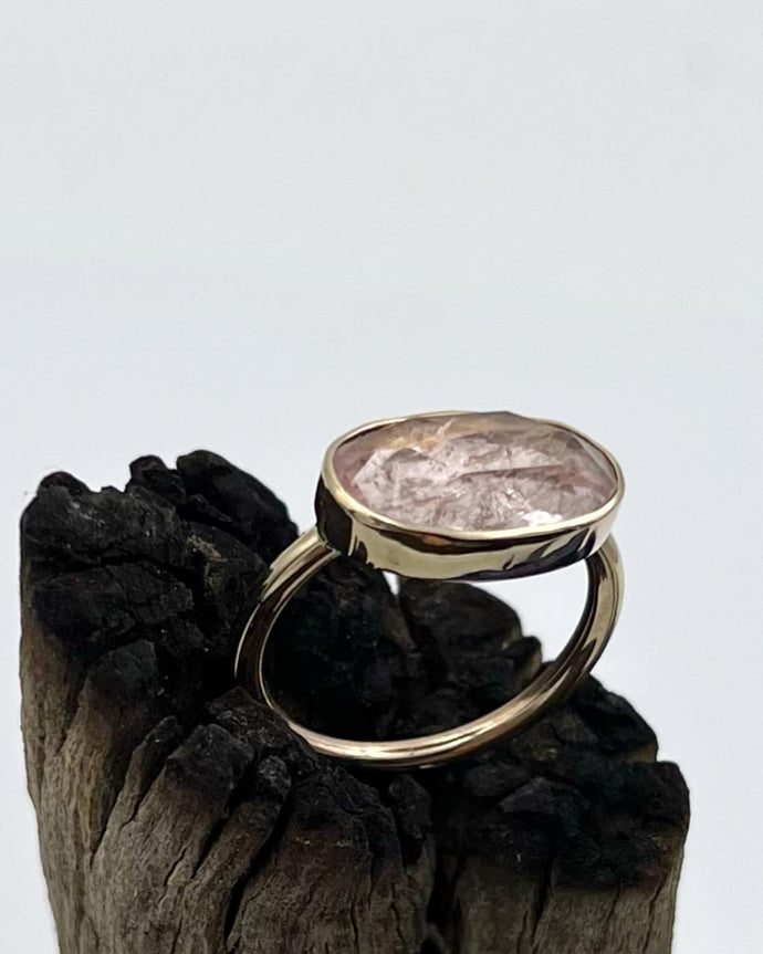 Morganite 14k Gold Ring 8