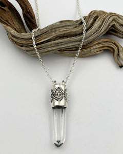 Lemurian Quartz Portal Talisman Necklace