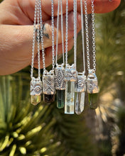 Starbrary Etched Quartz Portal Talisman Necklace