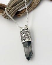Tibetan Phantom Quartz Desert Eye Talisman Necklace