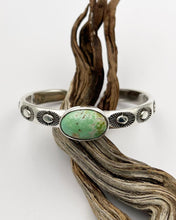 Carico Lake Turquoise Sun Heavyweight Hand Stamped Stacker Cuff M/L