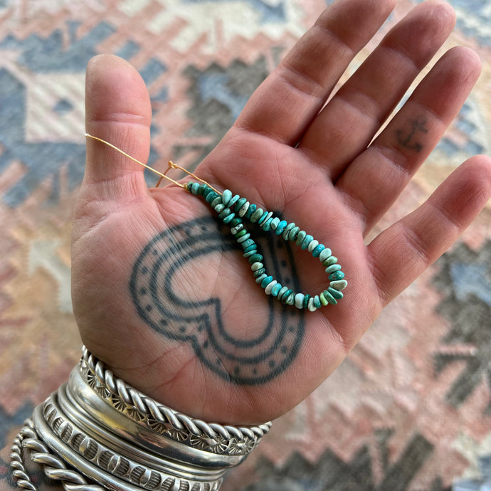 Carico Lake Turquoise Beads