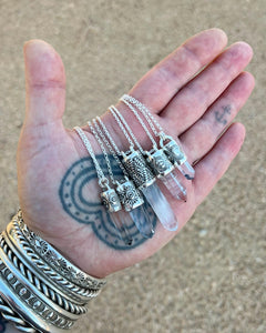 Singing Quartz Portal Talisman Necklace