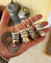 Pyrite Eye Talisman Necklace